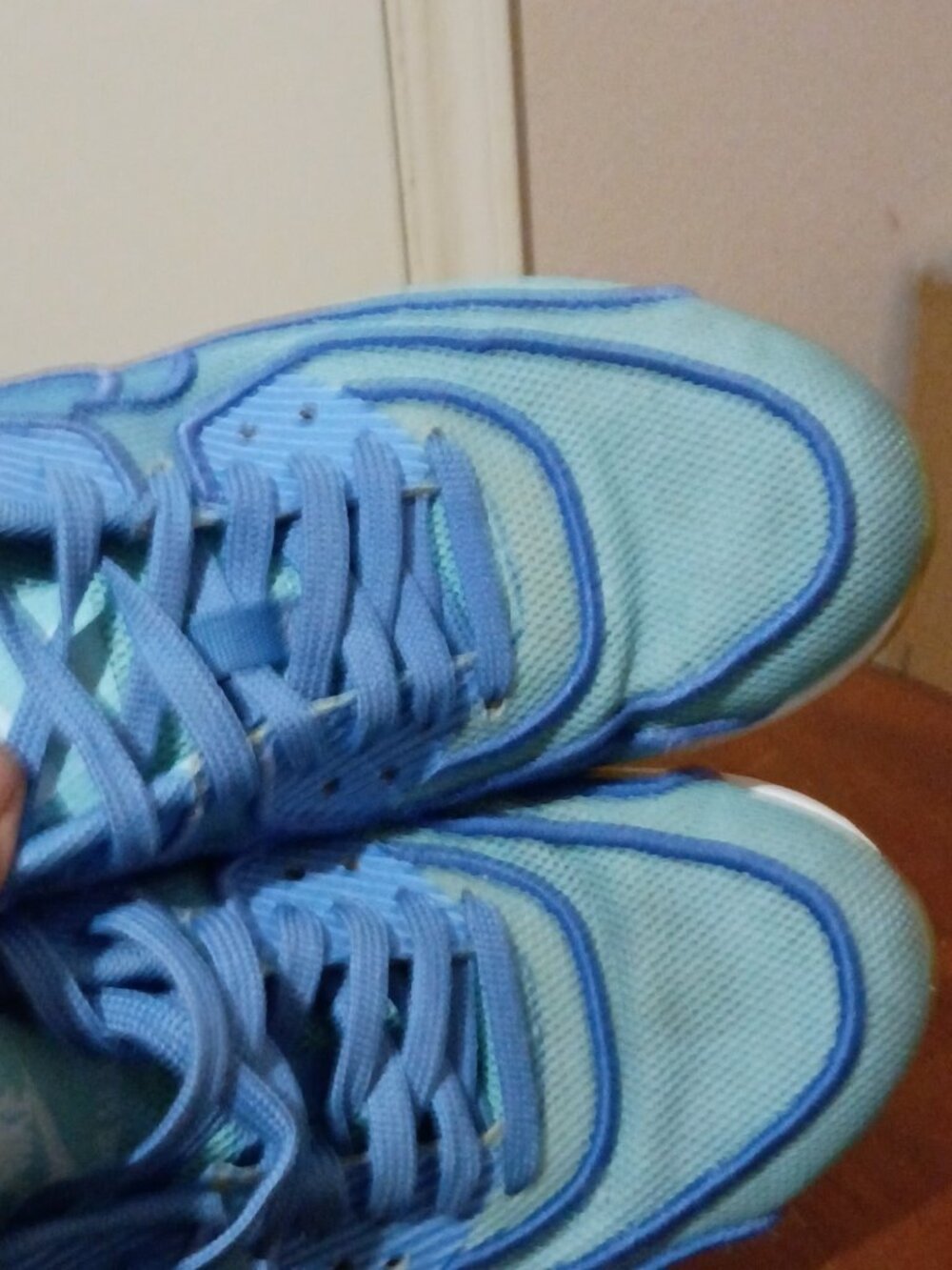 Nike Air Max 90 Ultra 2.0 BR Breathe 917523-400 Women's Size US 7.5 Blue - Picture 13 of 13